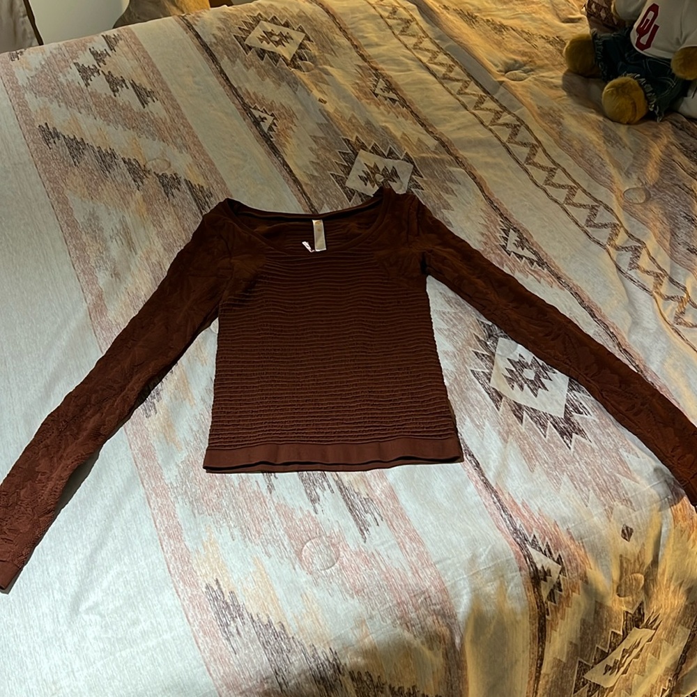 NWT Long Sleeve Stretchy Shirt